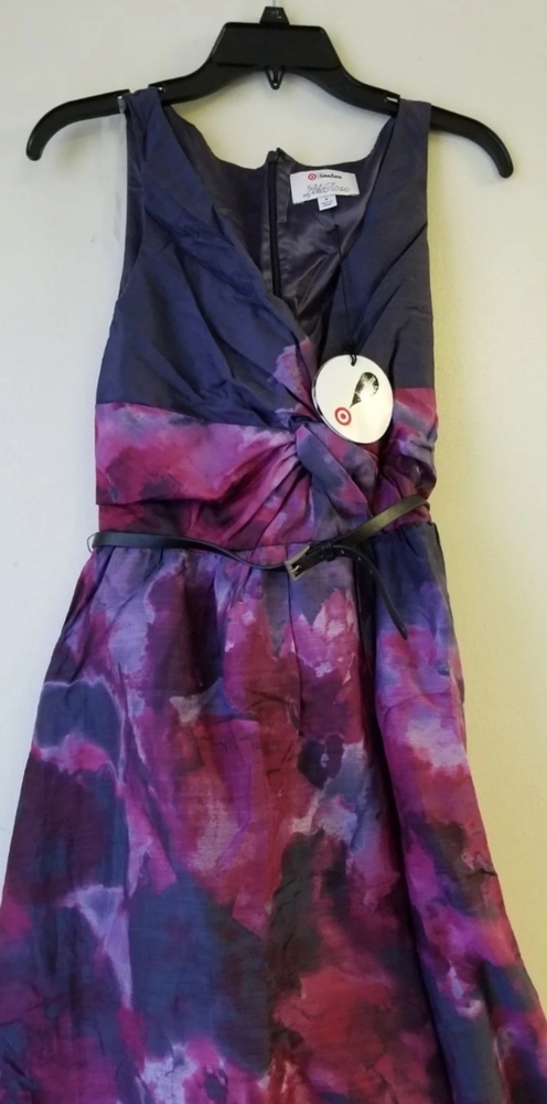Lela Rose womens watercolor dress size 6